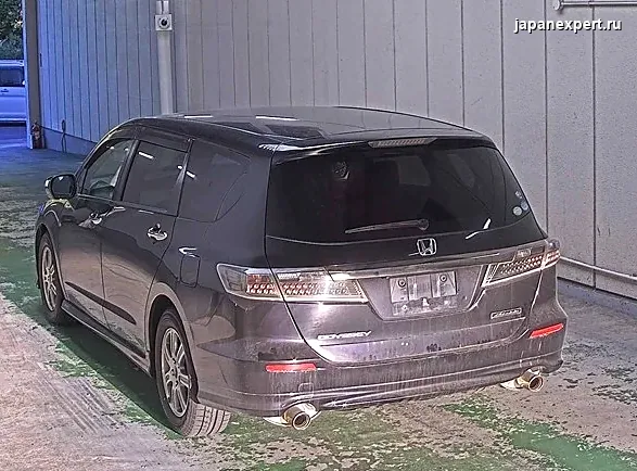 Honda Odyssey RB3 2012 — пример продажи на аукционе Японии