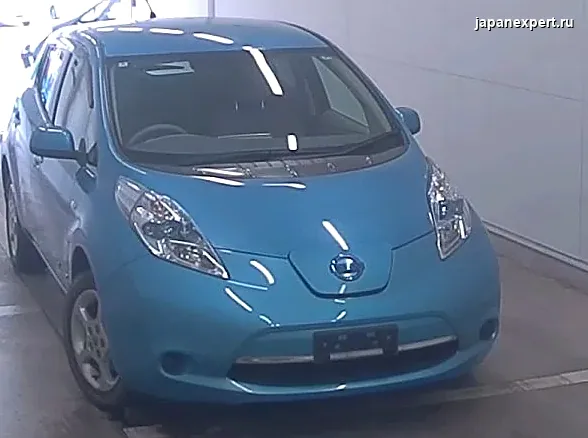 Nissan Leaf ZE0 2012 — пример продажи на аукционе Японии