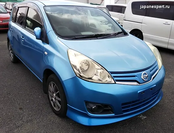 Nissan Note E11 2012 — пример продажи на аукционе Японии