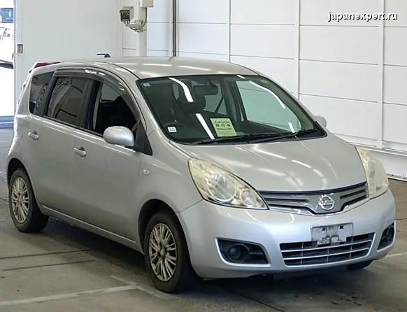 Nissan Note E11 2012 — пример продажи на аукционе Японии