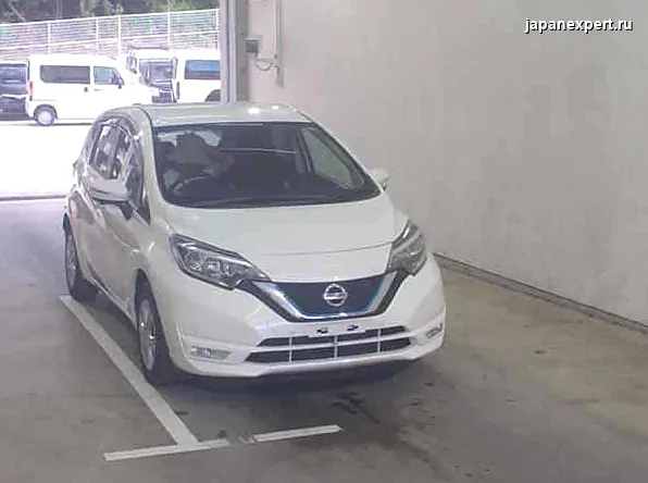 Nissan Note HE12 2018 — пример продажи на аукционе Японии