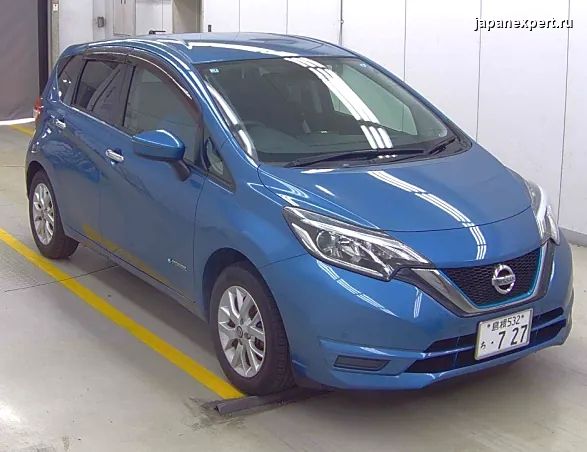 Nissan Note SNE12 2019 — пример продажи на аукционе Японии