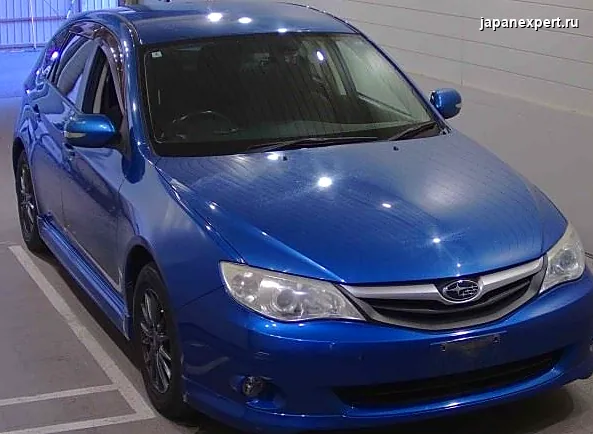 Subaru Impreza GH7 2010 — пример продажи на аукционе Японии