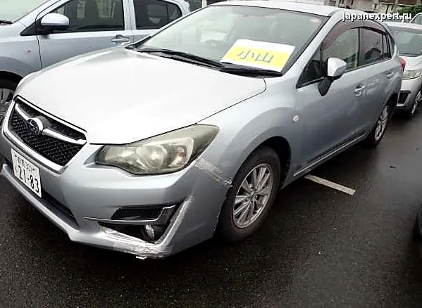 Subaru Impreza GP2 2015 — пример продажи на аукционе Японии