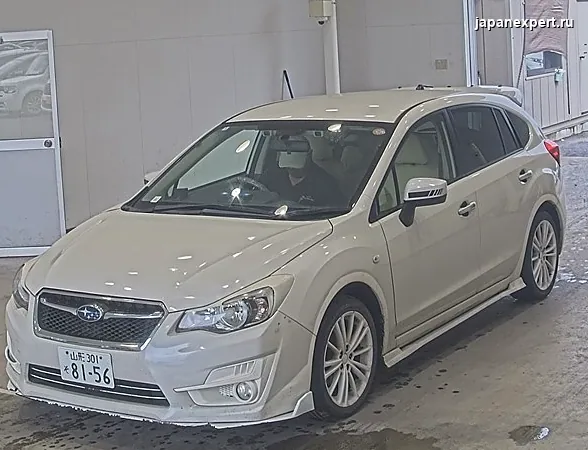 Subaru Impreza GP3 2016 — пример продажи на аукционе Японии