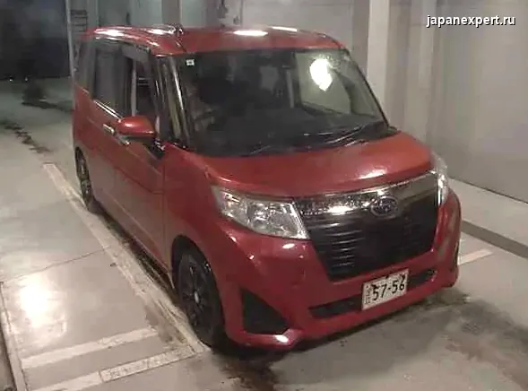 Subaru Justy M910F 2017 — пример продажи на аукционе Японии