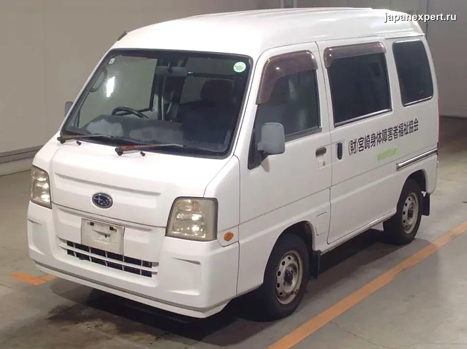 Subaru Sambar TV2 2010 — пример продажи на аукционе Японии