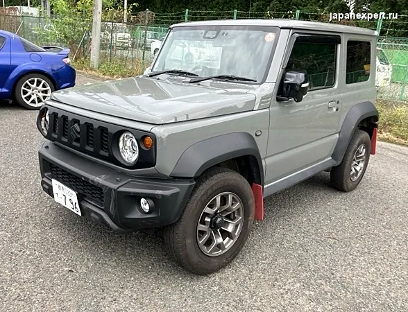 Suzuki Jimny Sierra JB74W 2024 — пример продажи на аукционе Японии
