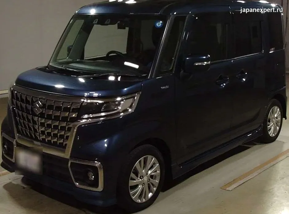 Suzuki Spacia Custom MK53S 2023 — пример продажи на аукционе Японии