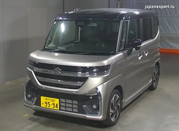 Suzuki Spacia Custom MK54S 2025 — пример продажи на аукционе Японии