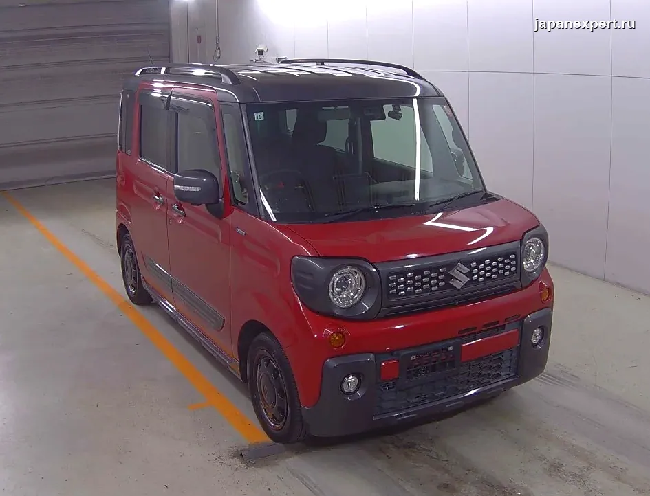 Suzuki Spacia Gear MK53S 2019 — пример продажи на аукционе Японии