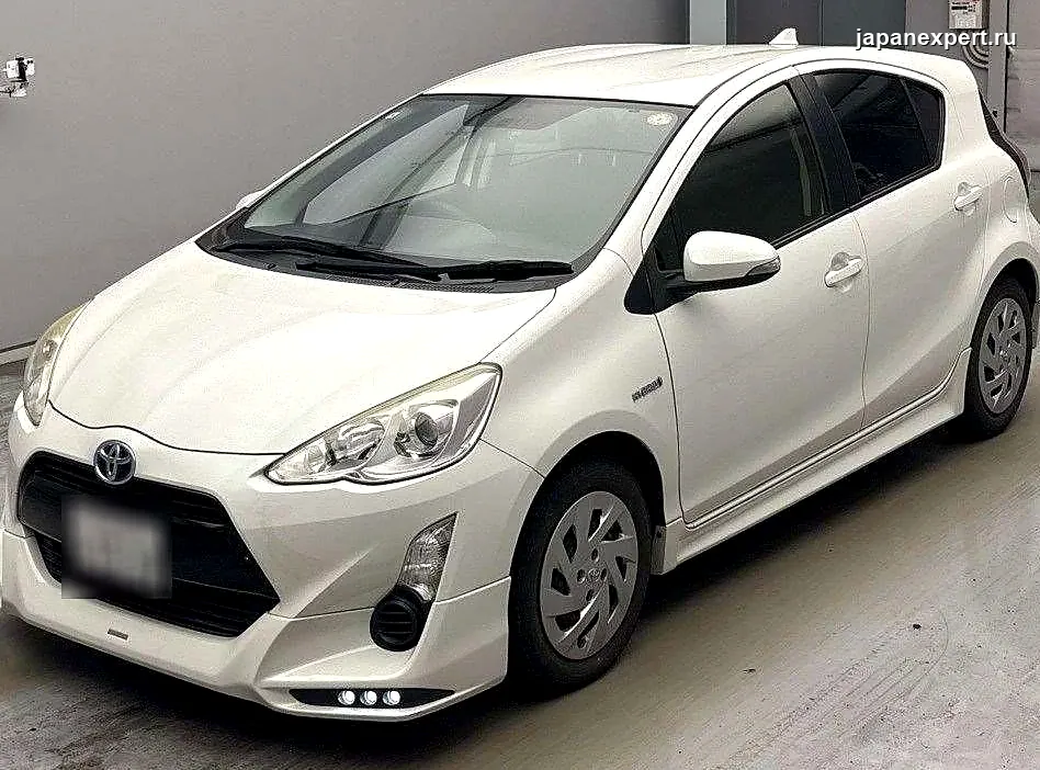 Toyota Aqua NHP10 2016 — пример продажи на аукционе Японии