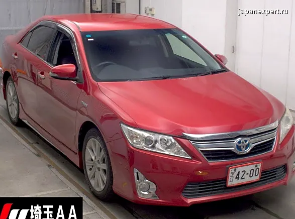 Toyota Camry AVV50 2013 — пример продажи на аукционе Японии