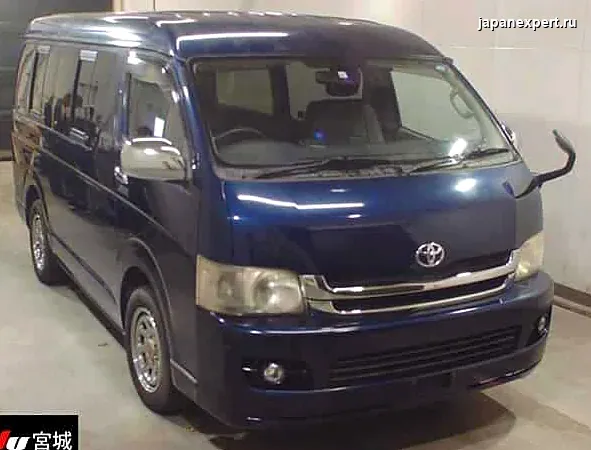 Toyota Hiace TRH214W 2009 — пример продажи на аукционе Японии