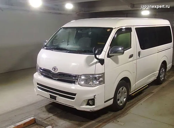 Toyota Hiace TRH214W 2013 — пример продажи на аукционе Японии