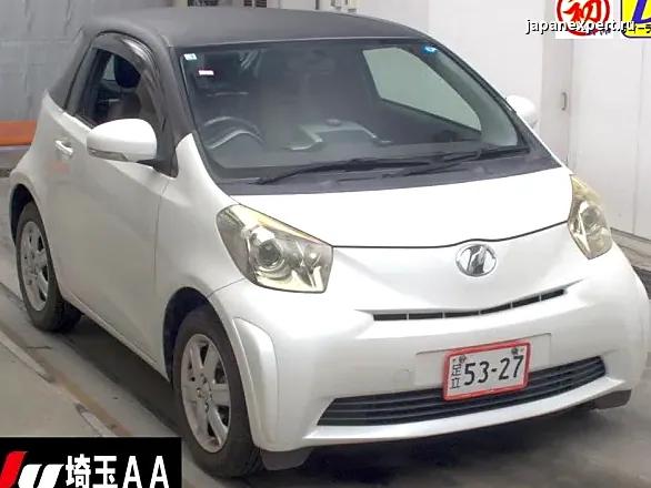 Toyota IQ KGJ10 2009 — пример продажи на аукционе Японии