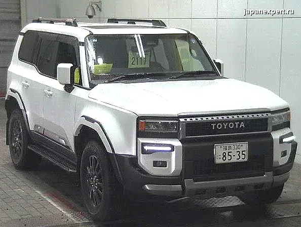 Toyota Land Cruiser TRJ250W 2025 — пример продажи на аукционе Японии