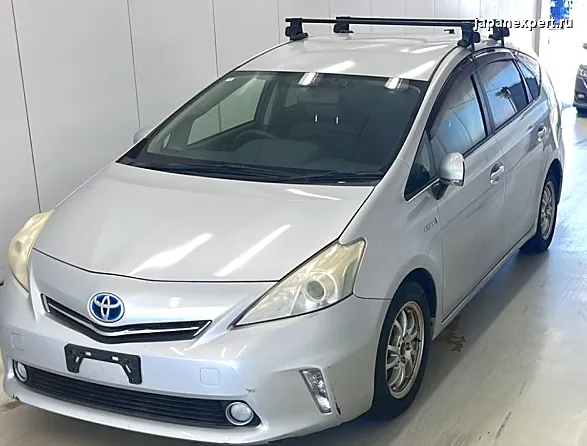 Toyota Prius Alpha ZVW41W 2012 — пример продажи на аукционе Японии