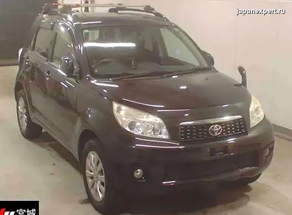 Toyota Rush J210E 2012 — пример продажи на аукционе Японии