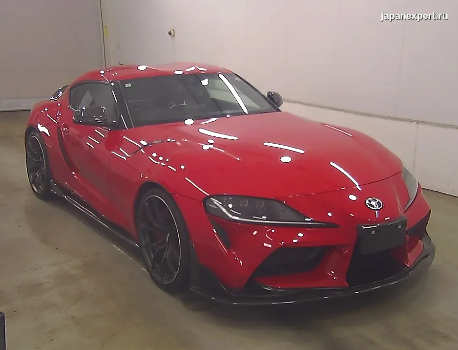 Toyota Supra DB02 2021 — пример продажи на аукционе Японии