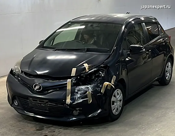 Toyota Vitz NSP130 2014 — пример продажи на аукционе Японии