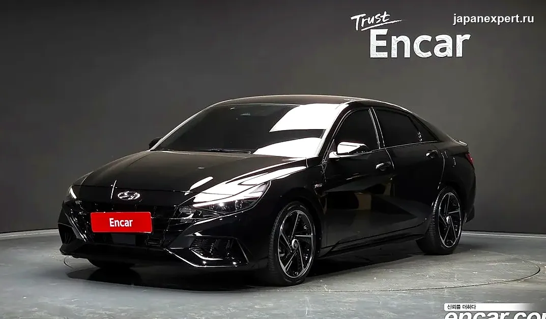 Hyundai Avante CN7 2021 из Южной Кореи — пример предложения