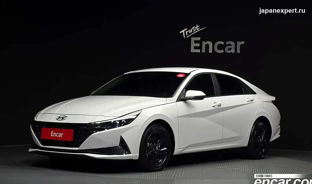 Hyundai Avante CN7 2023 из Южной Кореи — пример предложения