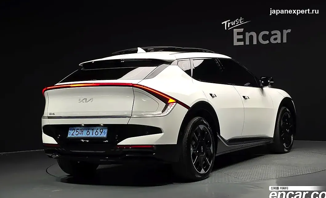 Kia EV6 2025 из Южной Кореи — пример предложения