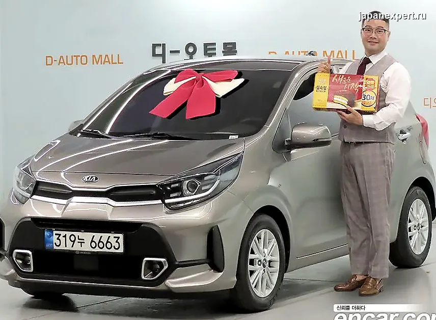Kia Morning 2021 из Южной Кореи — пример предложения