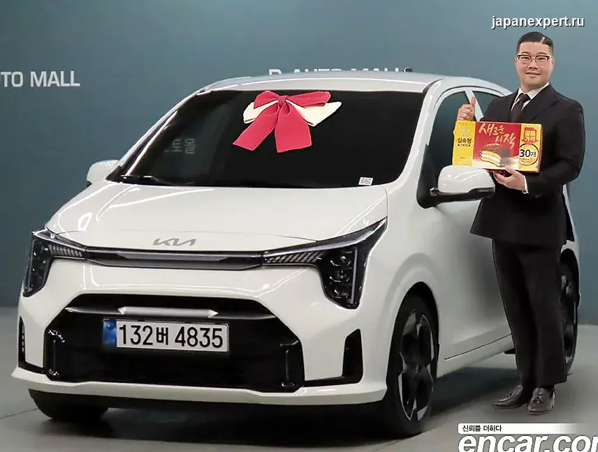 Kia Morning 2025 из Южной Кореи — пример предложения